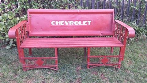 1961 Chevy pick up bench