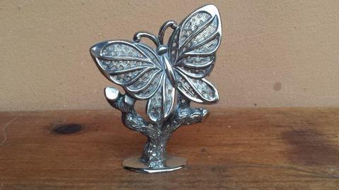 Beautiful silver plated butterfly