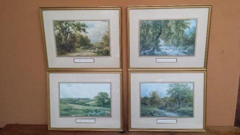 Set of 4 George Turner prints