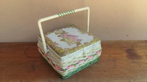 Small, old sewing box