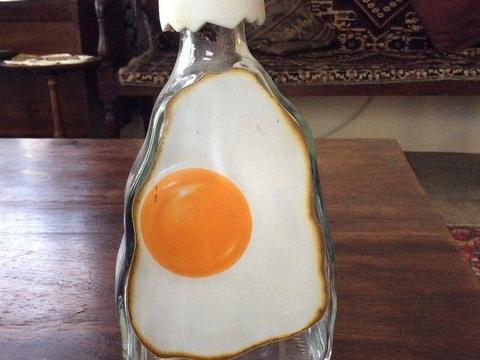 Interesting bottle with and egg