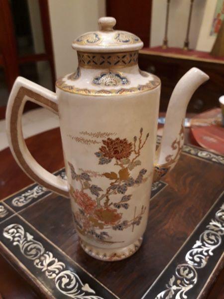 Antique miniature Satsuma teapot