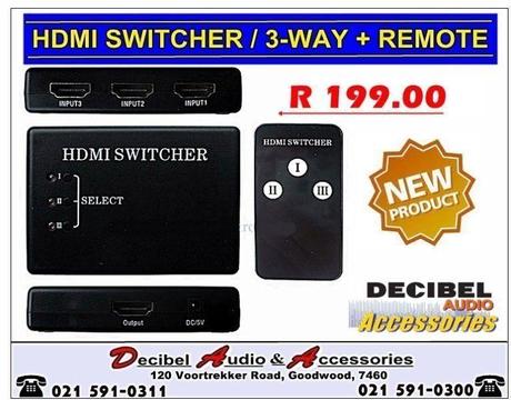 HDMI 3-Way Selector / Switcher