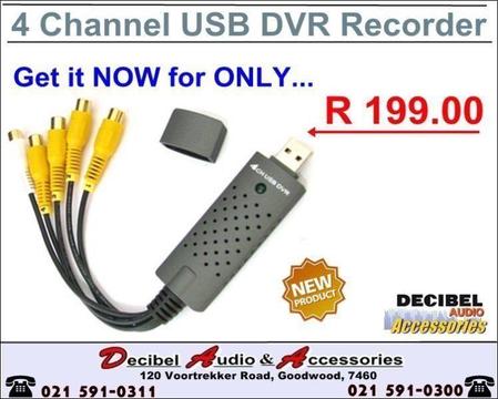 4-Channel USB DVR Recorder