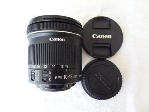 Canon 10-18mm EF-S f/4.5-5.6 IS STM Lens