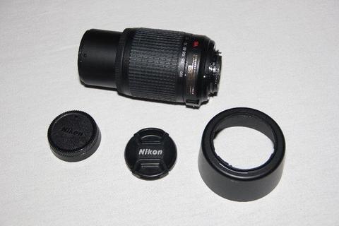 Nikon SLR Camera lens, DX AF-S Nikkor 55-200mm 1:4-5.6G ED VR