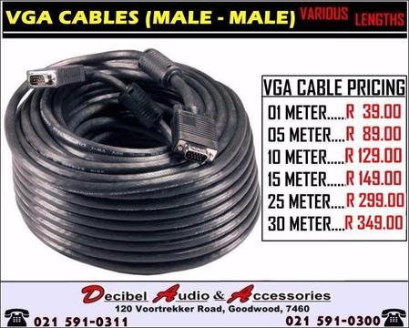 30M VGA CABLE, ON SALE - R349.00