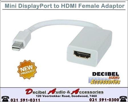 Mini DisplayPort to HDMI Female Adaptor