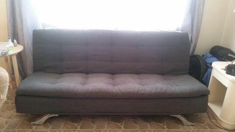 Grey sleeper couch