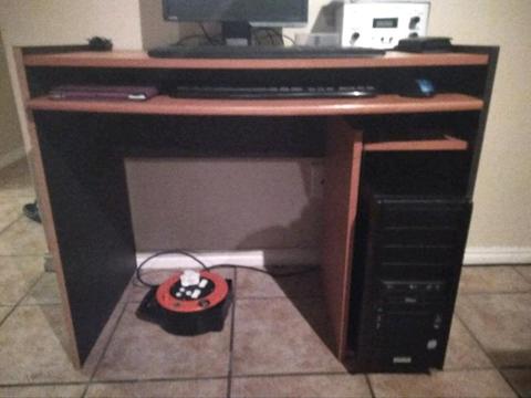 Computer desk with
