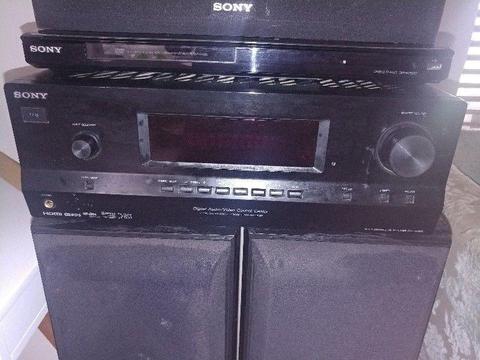 SONY HOME THEATER STR-DH500 + DVD player