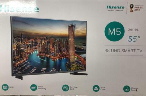 Dealers special: HISENSE 55” SMART 4K ULTRA HD HDR LED NEW WITH WARRANTY