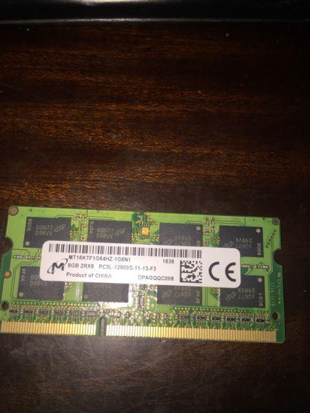 8GB DDR3 Laptop Memory