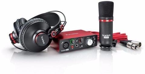 Focusrite Scarlett Solo Studio GEN2 with Ableton Live Lite and Pro Tools First