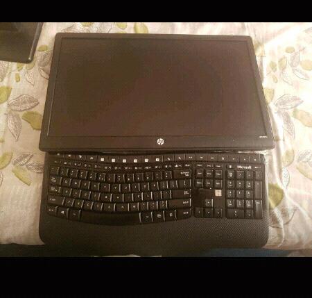 20 inch monitor and wireless keyboard for sale
