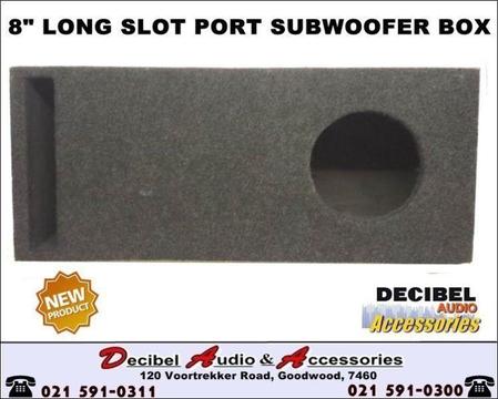 8inch Slot Port Subwoofer Box