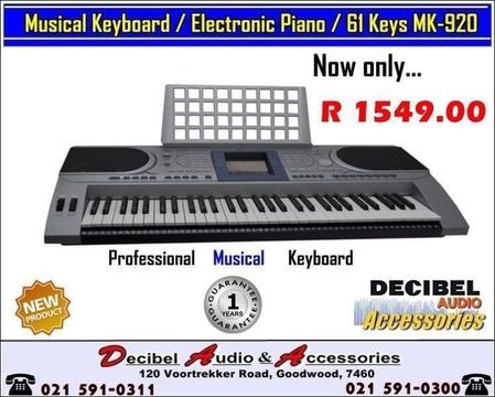 Musical Keyboard / Electronic Piano | 61 Keys | Brand New
