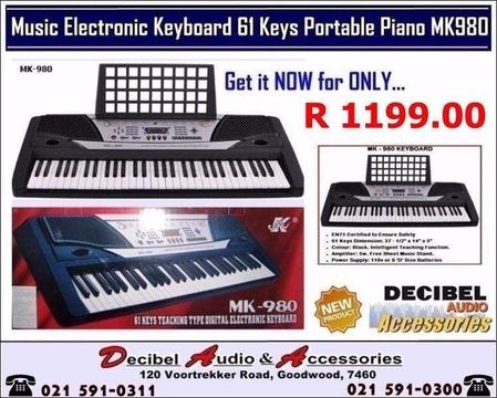 Musical Electronic Keyboard MK-980 61-Keys