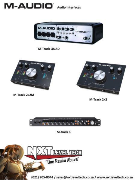 Brand New M-AUDIO Audio interfaces with full 12 Month warranty