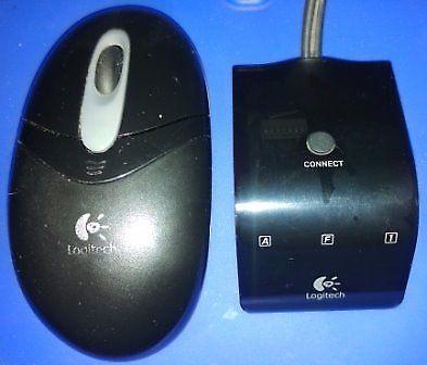 Used Logitech Optical Wireless Mouse with Receiver Unit