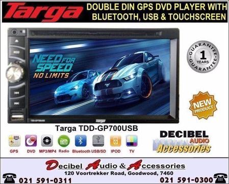 TARGA 6.2 MULTIMEDIA DOUBLE DIN DVD PLAYER WITH GPS