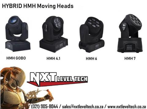 Hybrid HMH Moving Heads, HMH Gobo, HMH6, HMH7 and HMH4.1