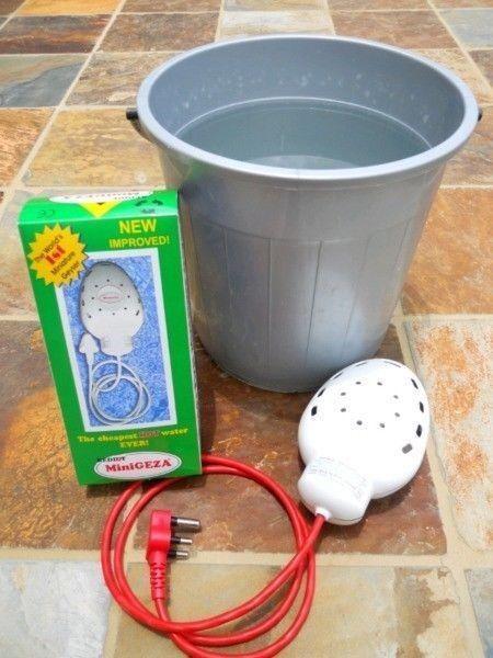 Reddot Minigeza (a mini geyser) for camping or home use