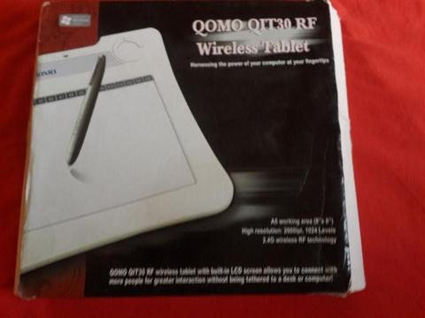 RF Wireless Tablet Model :QOMO QIT30 .AS NEW IN ORIGINAL PACKAGED BOX