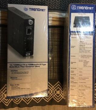 TRENDnet 10/100Mbps-TX to 100Base-FX ST-Type Multi-Mode Fiber Converter (2km)