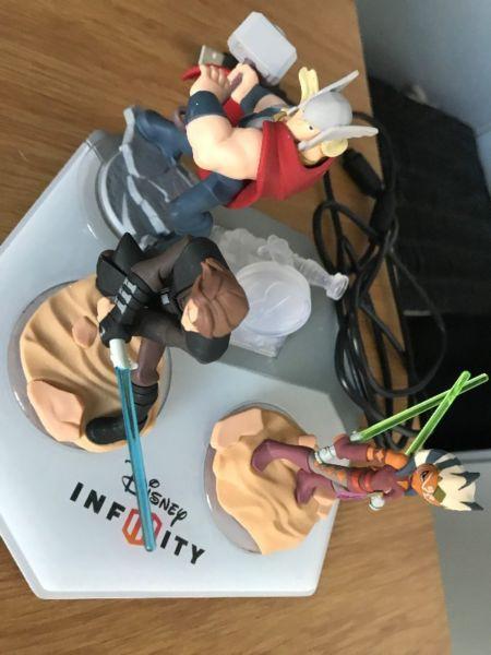 PS3 Disney Infinity pad and characters for Playstation