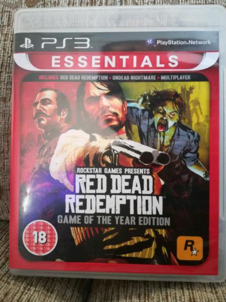 Ps3 Red dead redemption GOTY