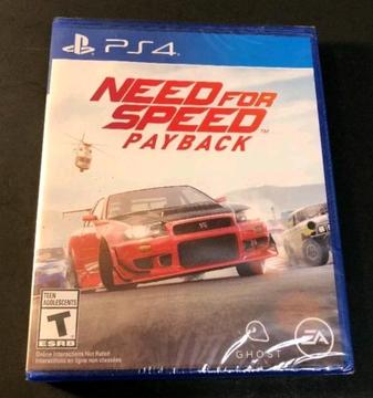 (2 left) Sealed Need For Speed Payback (PS4 Game)