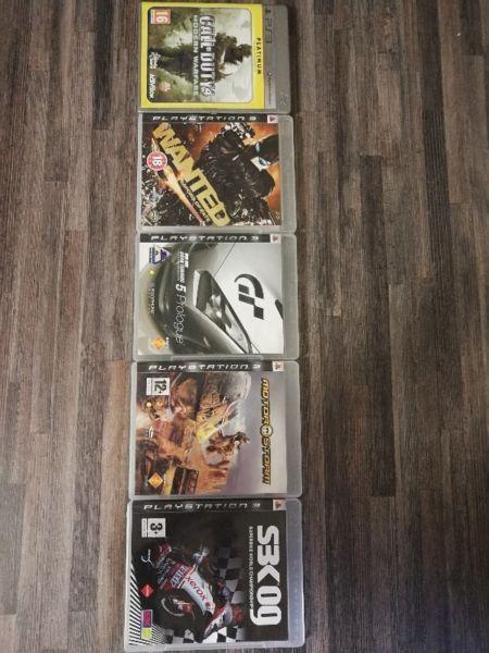 Assorted ps3 games