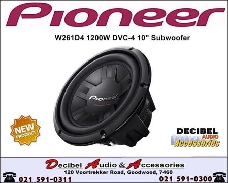 Pioneer W261D4 1200W DVC-4 10