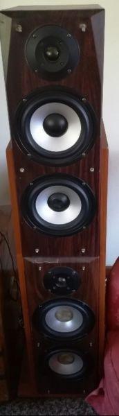 Speakers X 2 for sale with stand