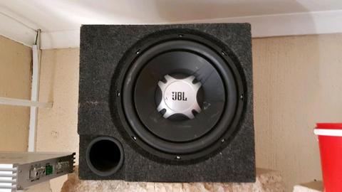 JBL 12 inch sub and Mono block Amp
