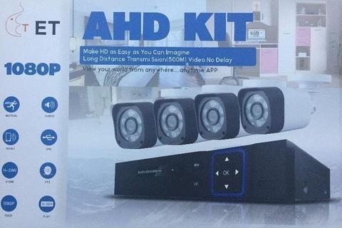 4 CHANNEL AHD CCTV CAMERA SETS Full HD