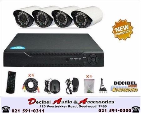 4-CHANNEL AHD CCTV CAMERA KITS