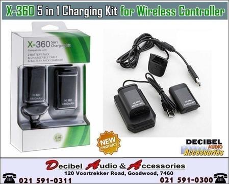 Xbox 360 5 in 1 Play & Charge Kit