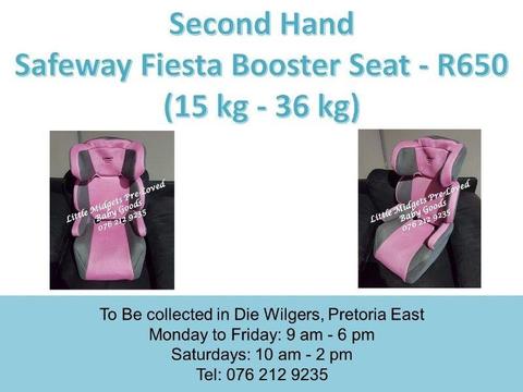 Second Hand Safeway Fiesta Booster Seat (15 kg - 36 kg)