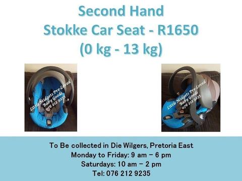 Second Hand Stokke Car Seat (0 kg - 13 kg)