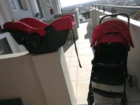 Pram & baby car seat for sale