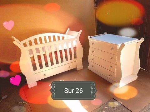 Baby Crib and Compactum