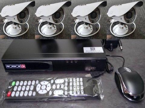 SPECIAL CCTV - 4Channel DVR, 4 Bullet - R2655
