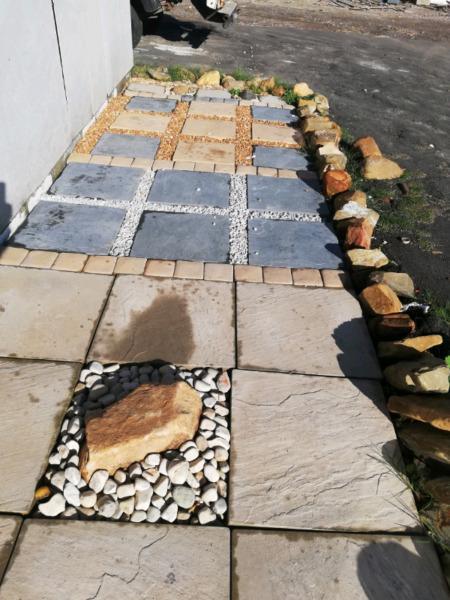 Rockface paving slabs on special!!!