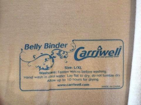 Belly binder for sale