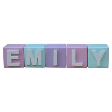 Letter Blocks for Nursery Names
