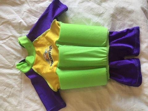 Pollyotter float suit + wings set for sale