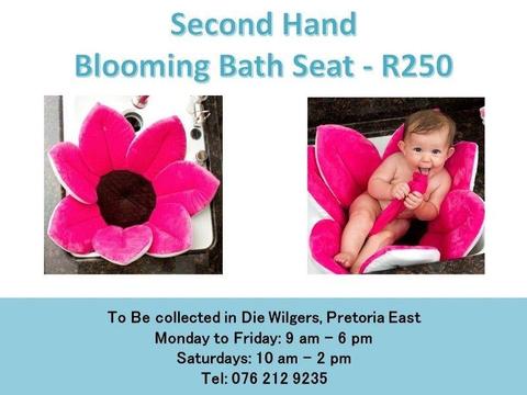 Second Hand Blooming Bath Seat