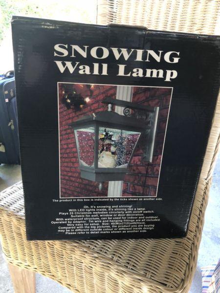 Christmas Snow Lamp for sale